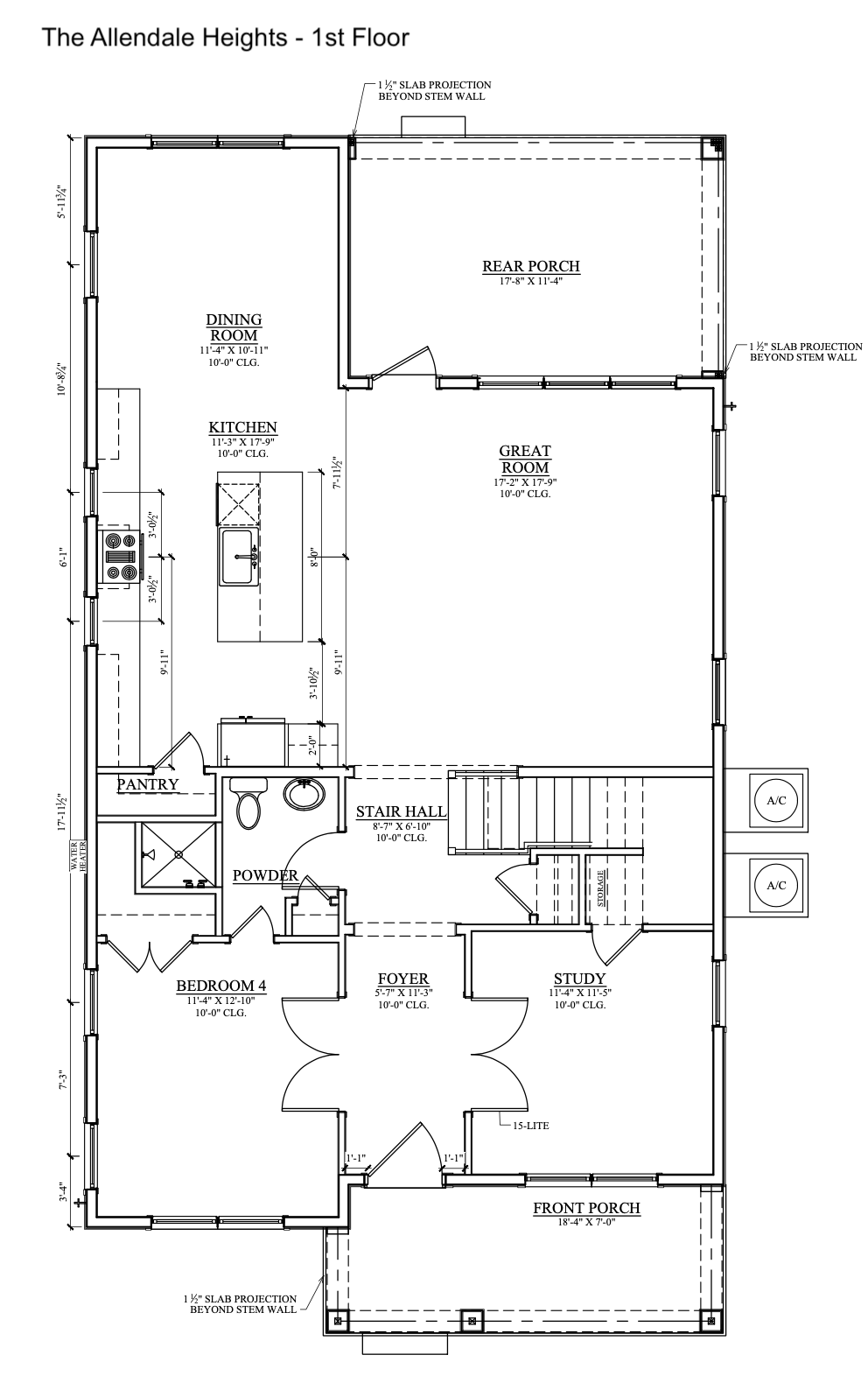 Allendale Heights - floor plan